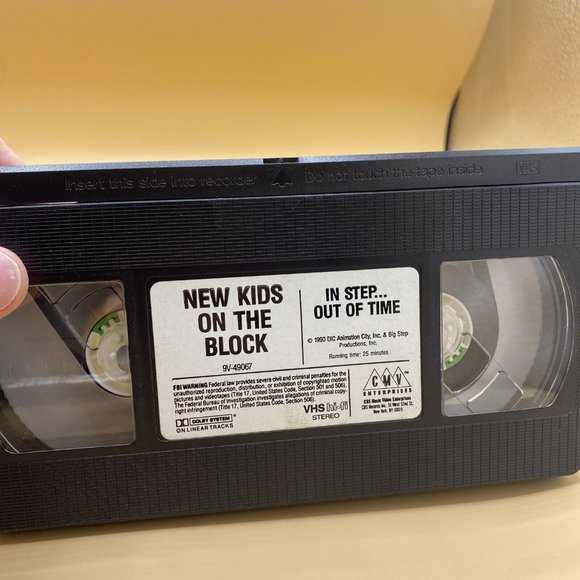 New Kids on the Block NKOTB animated VHS Video Cassette Tape In Step Out o Time. - Picture 4 of 5